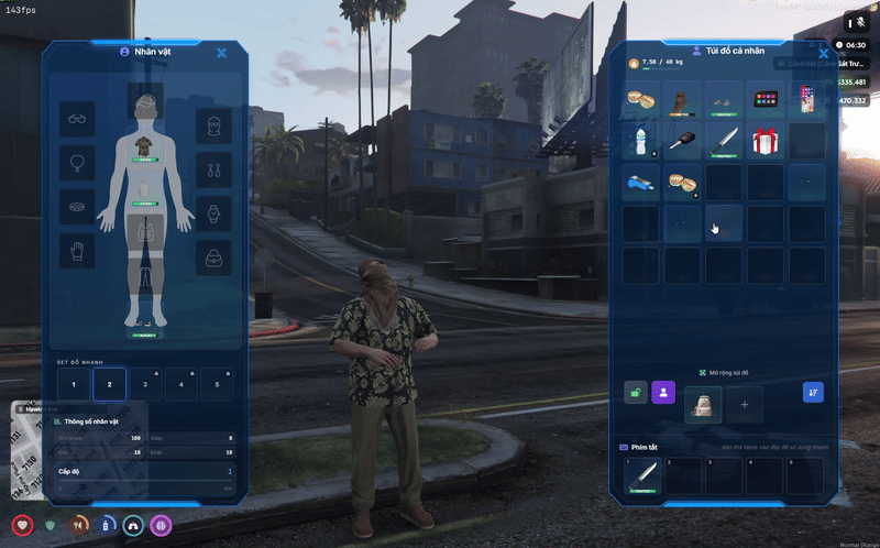 Chia tách vật phẩm