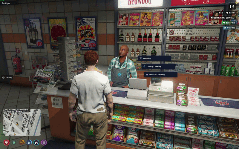 Treo bán sản phẩm